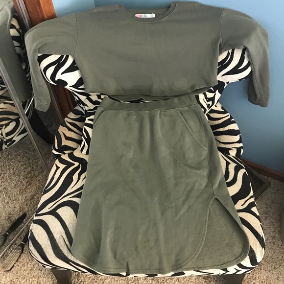 Free People Beach Army Green Set - Picture 2 of 6